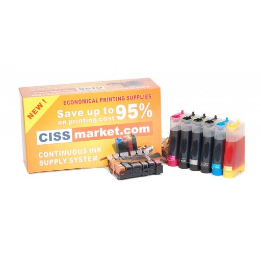 CISS pt. Canon Pixma MG6350 / MG7150  cu chipuri resetabile 