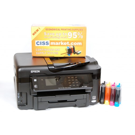 Multifunctional Epson WorkForce WF-3520DWF cu sistem CISS | CISSmarket