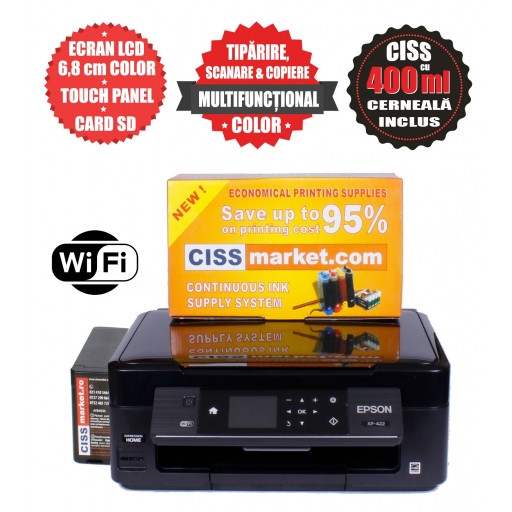 Epson Expression Home XP-442 CISS, LCD, WiFi, Touch Panel labels