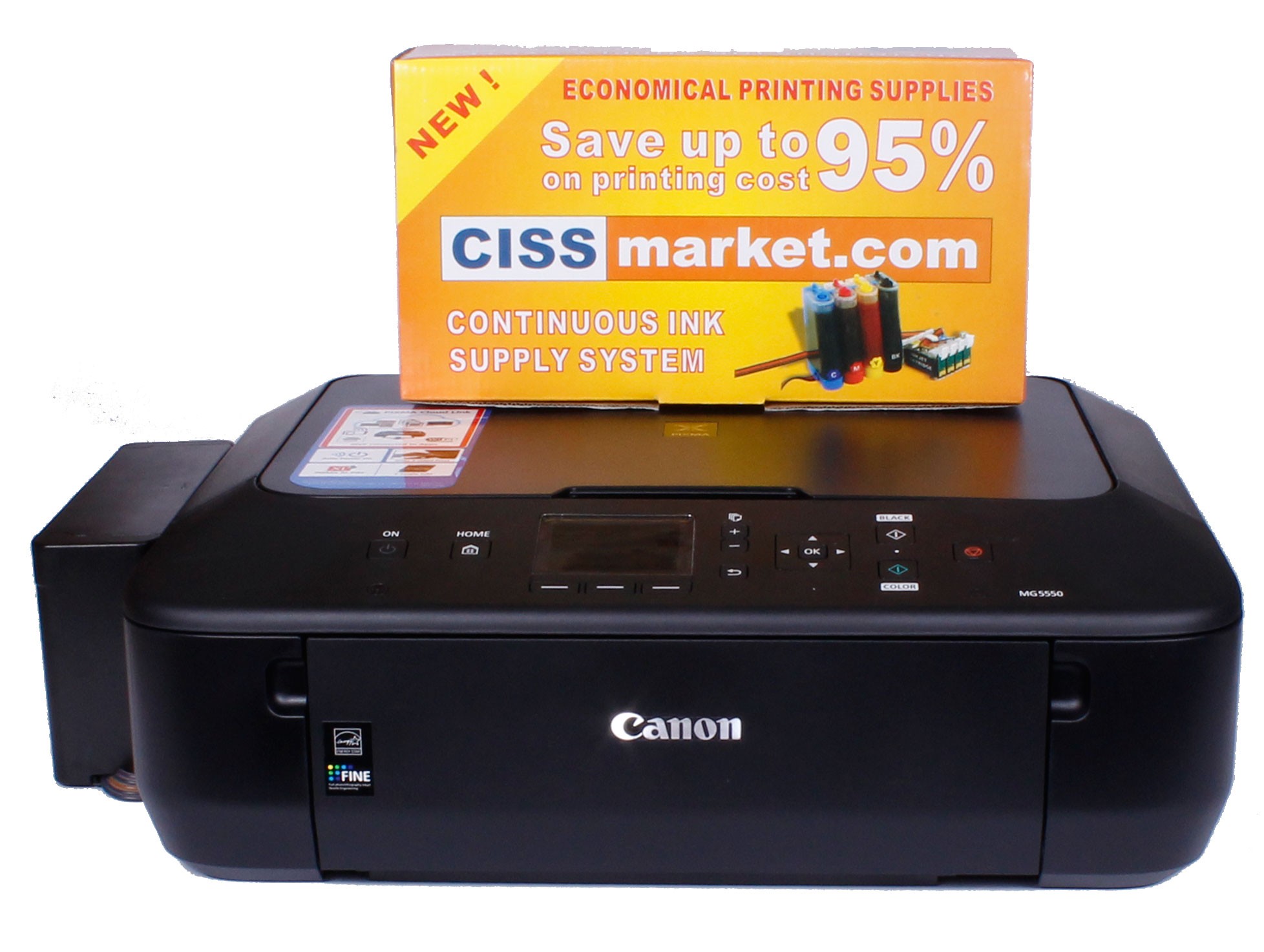 Canon Pixma MG5550 cu CISS CISSMarket