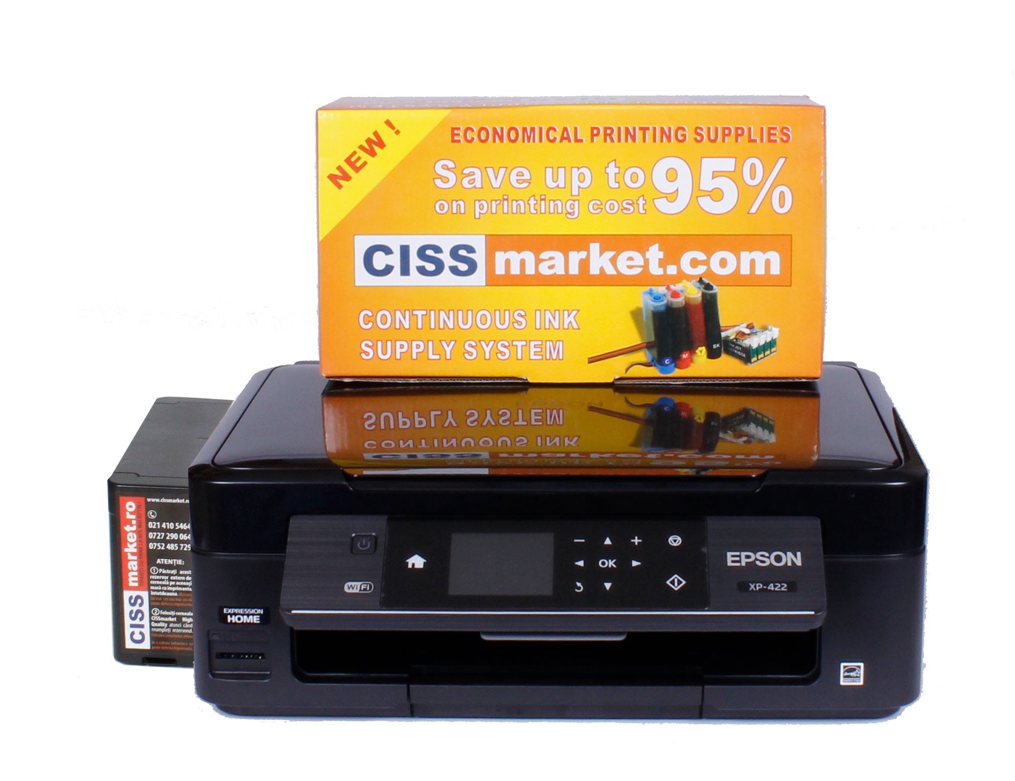 Epson Expression Home XP-442 CISS, LCD, WiFi, Touch Panel | CISSmarket.ro