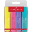 Textmarker Set 4 Pastel 1546 Faber-Castell