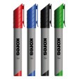 Marker Flipchart Set 4 buc 3mm Kores